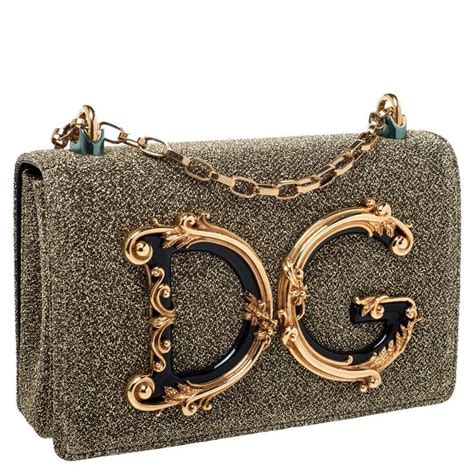 gold dolce and gabbana bag|dolce gabbana purses leather gold.